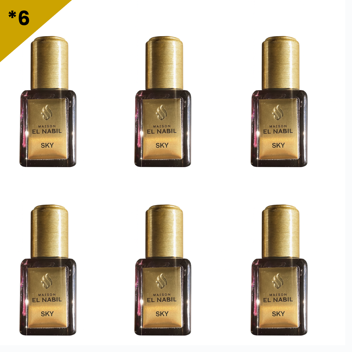 5ml el Nabil - Sky - Parfum Concentré Sans Alcool