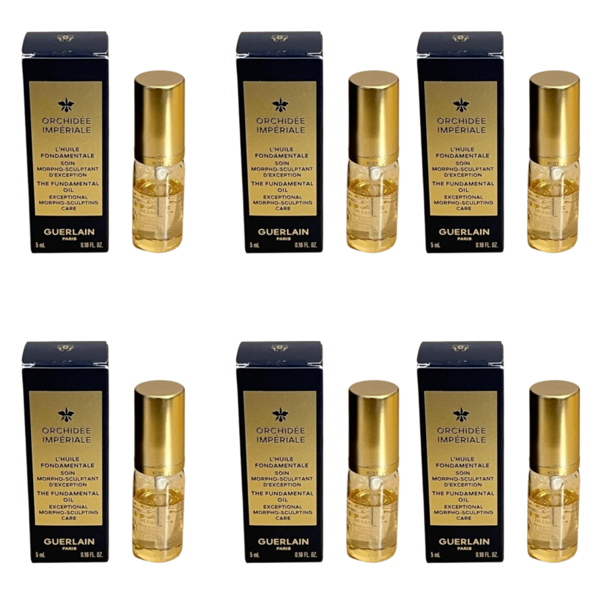 6*5ml Guerlain Paris - Orchidée Impériale - L'Aceite Fondamentale
