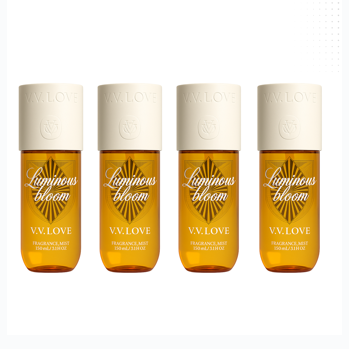 12*150ml Vv Love - Luminous Bloom - Body Mist para Mujer