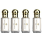 4*12ml Gris Montaigne - Musc Tahara Rouge Absolu - Parfum Concentrado