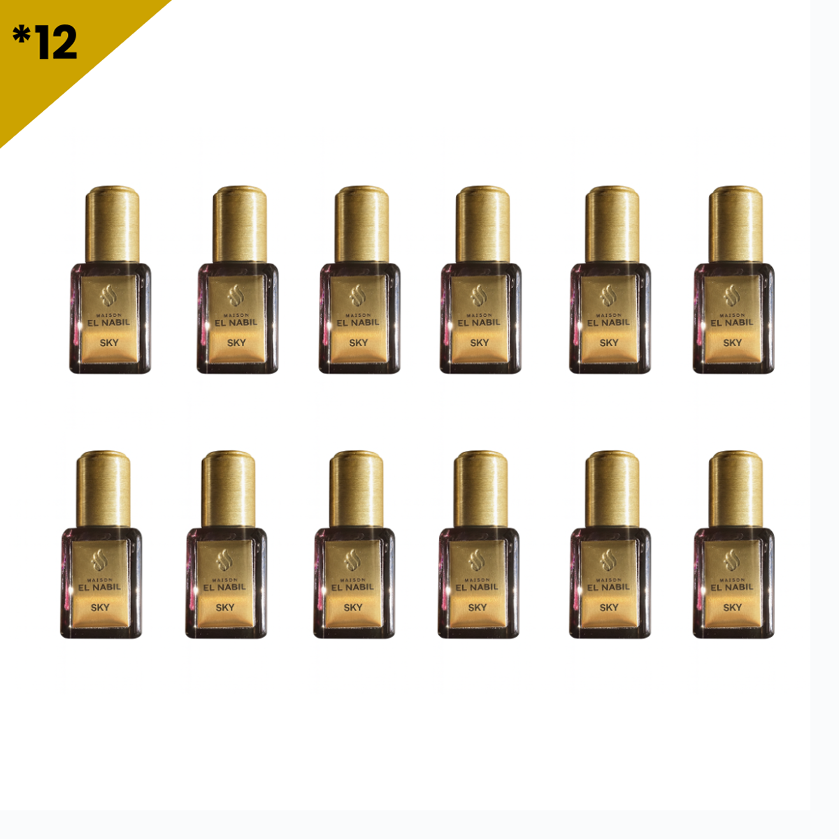 12*5ml el Nabil - Sky - Parfum Concentrado Sans Alcool