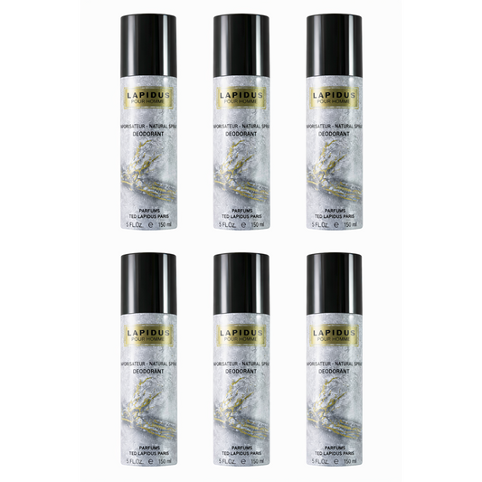 6 * 150ml Ted Lapidus - Lapidus - Deodorant pour homme