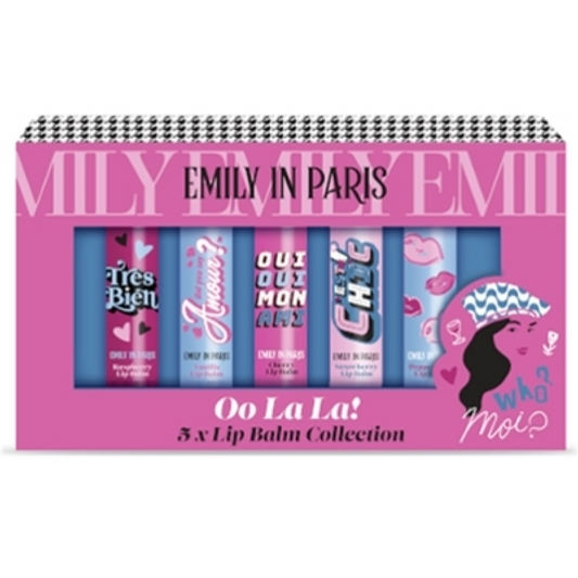 Emily in Paris - Oo La La! - 5 X Bálsamo Labial