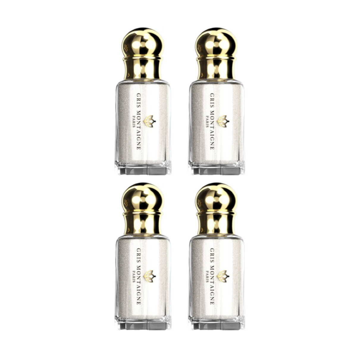 4*12ml Gris Montaigne - Musc Tahara Bois Montaigne - Parfum Concentrado