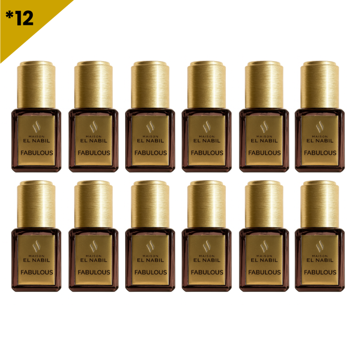 6*5ml el Nabil - Fabulous - Parfum Concentrado Sans Alcool