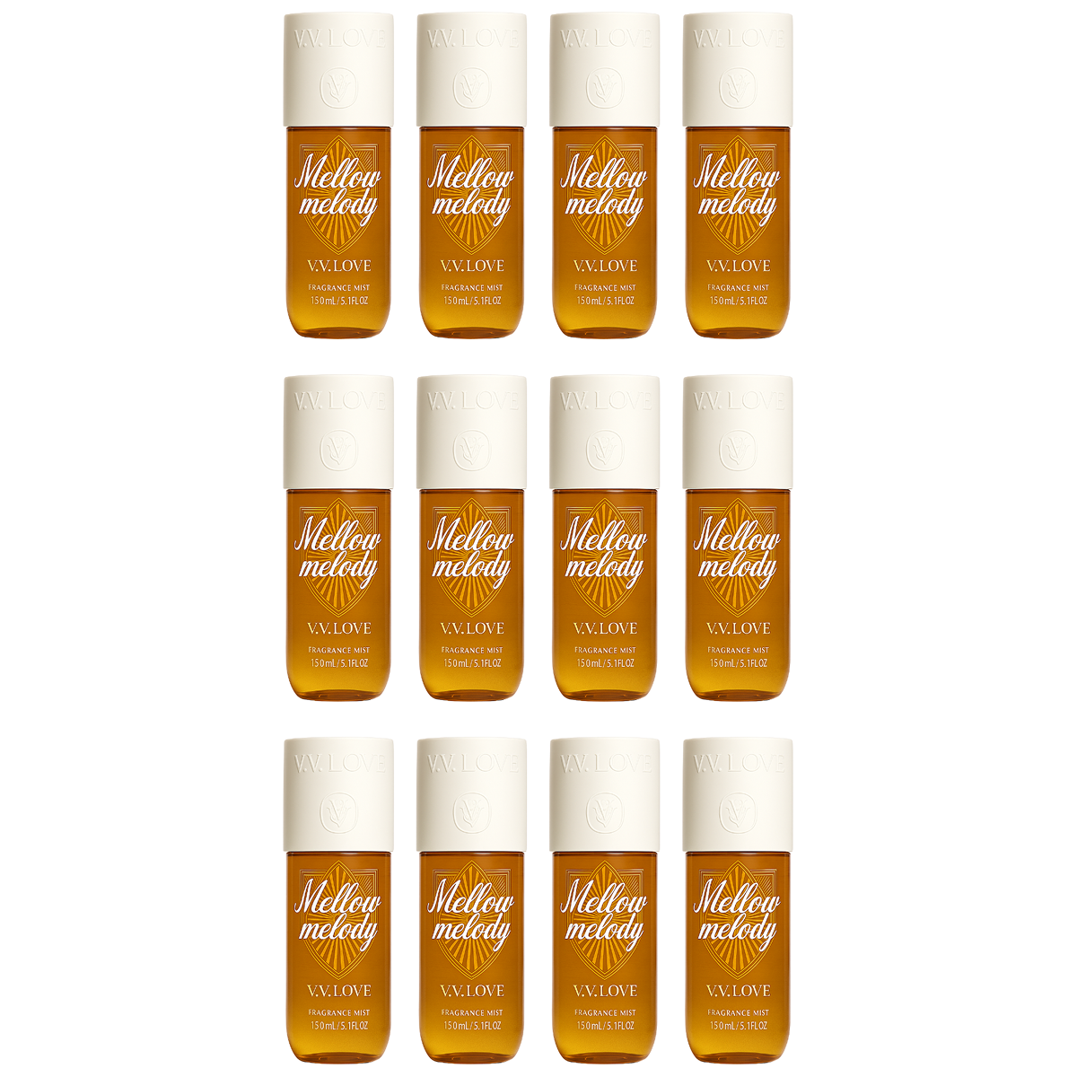 12*150ml Vv Love - Mellow Melody - Body Mist para Mujer