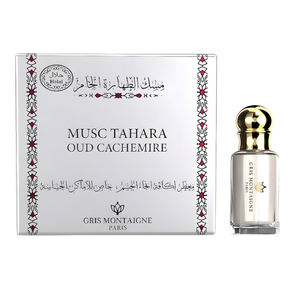 12ml Gris Montaigne - Musc Tahara Oud Cachemire - Parfum Concentré