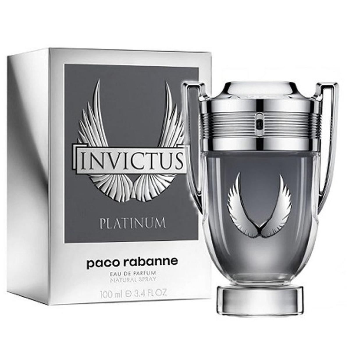 100 ml Paco Rabanne - Invictus Platinium - Eau de Parfum pour homme