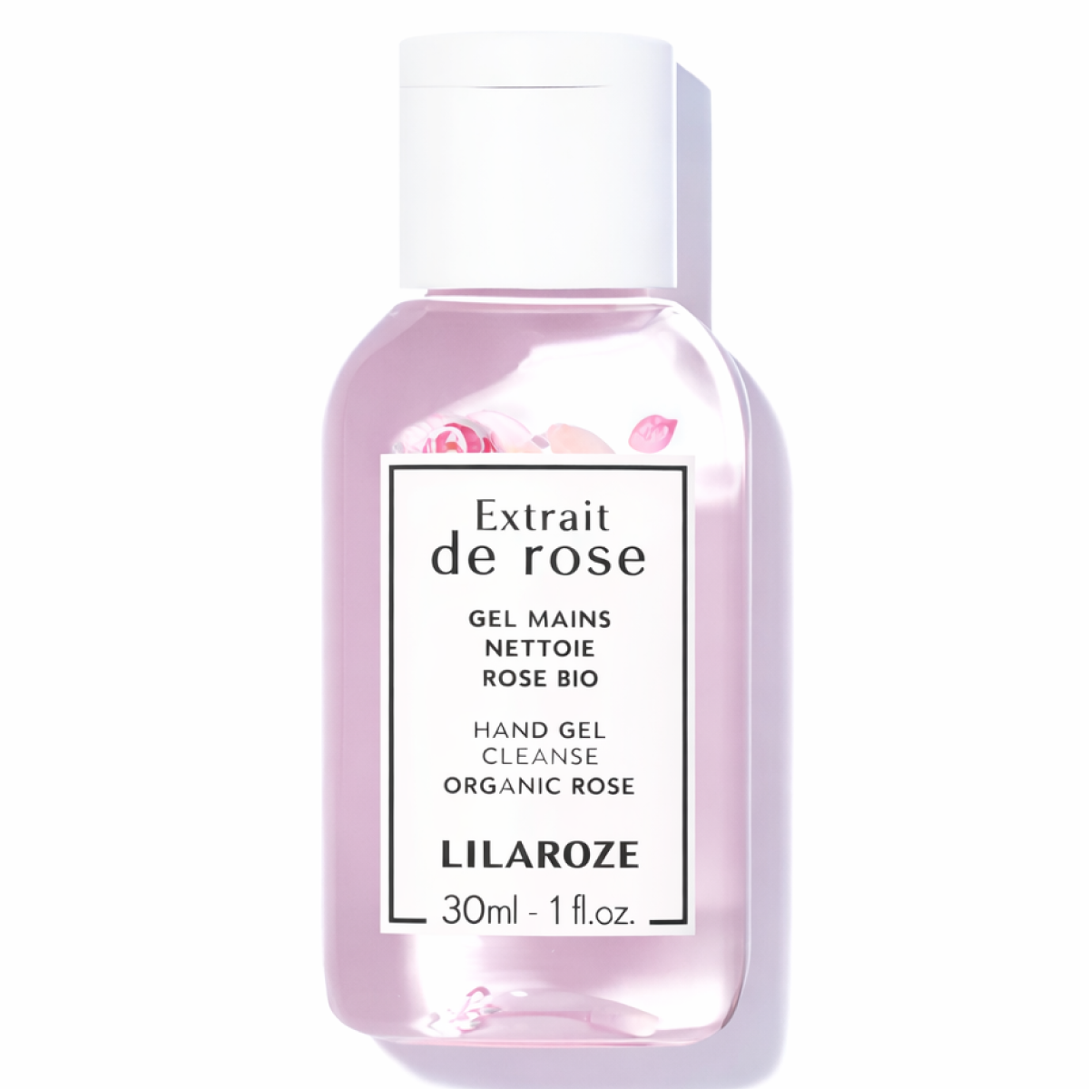 24 * 30ml Lilaroze Paris - Gel Mains Nettoyant Extrait de Rose