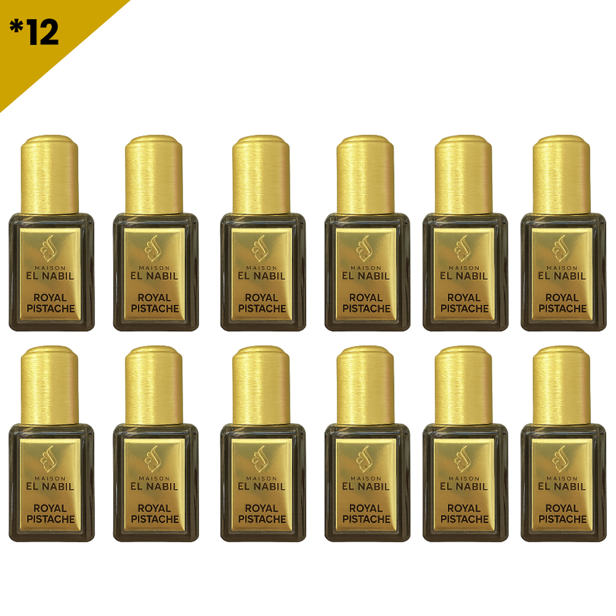 12*5ml el Nabil - Royal Pistache - Parfum Concentrado Sans Alcool