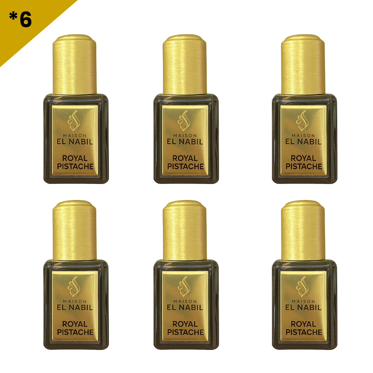 12*5ml el Nabil - Royal Pistache - Parfum Concentrado Sans Alcool