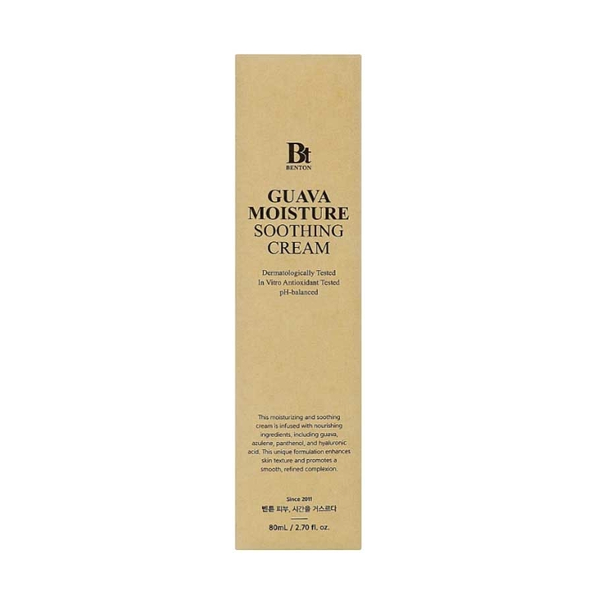 80 ml Benton - Guava - Moisture Soothing Cream