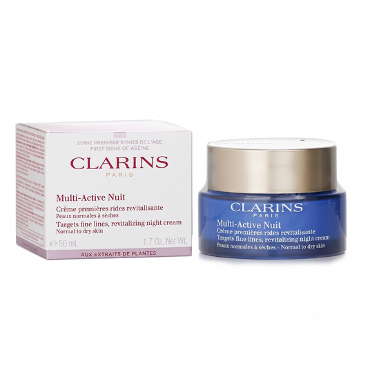 Clarins - Multi - Active Noche - Crèmes Premières Rides Revitalisante pour Pieles Normales a Secas
