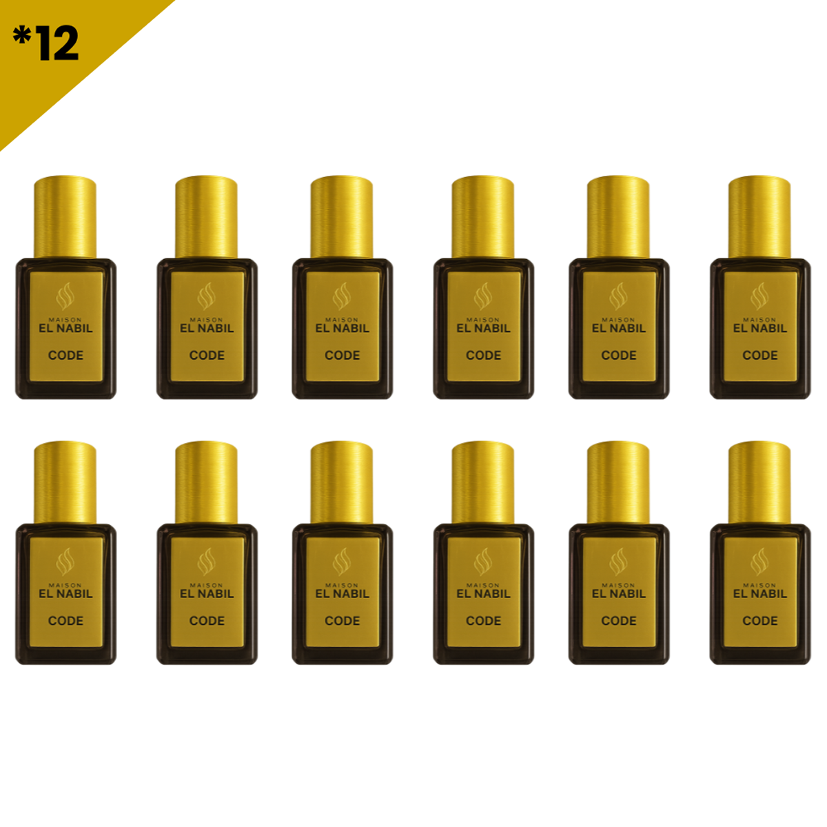 12*5ml el Nabil - Code - Parfum Concentrado Sans Alcool