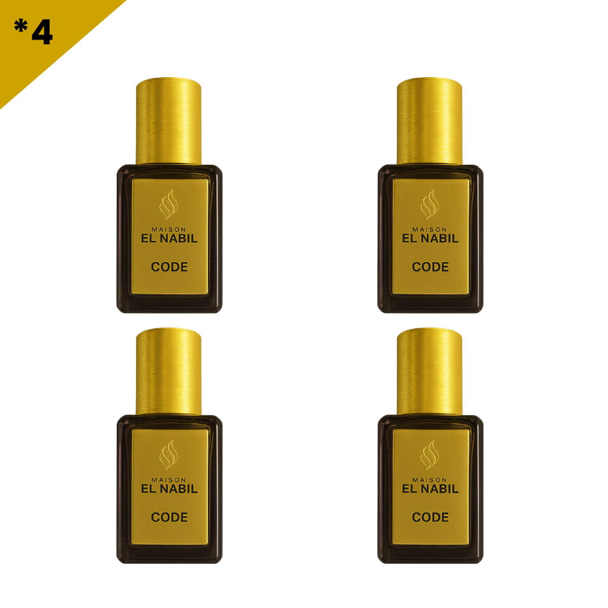12*5ml el Nabil - Code - Parfum Concentrado Sans Alcool