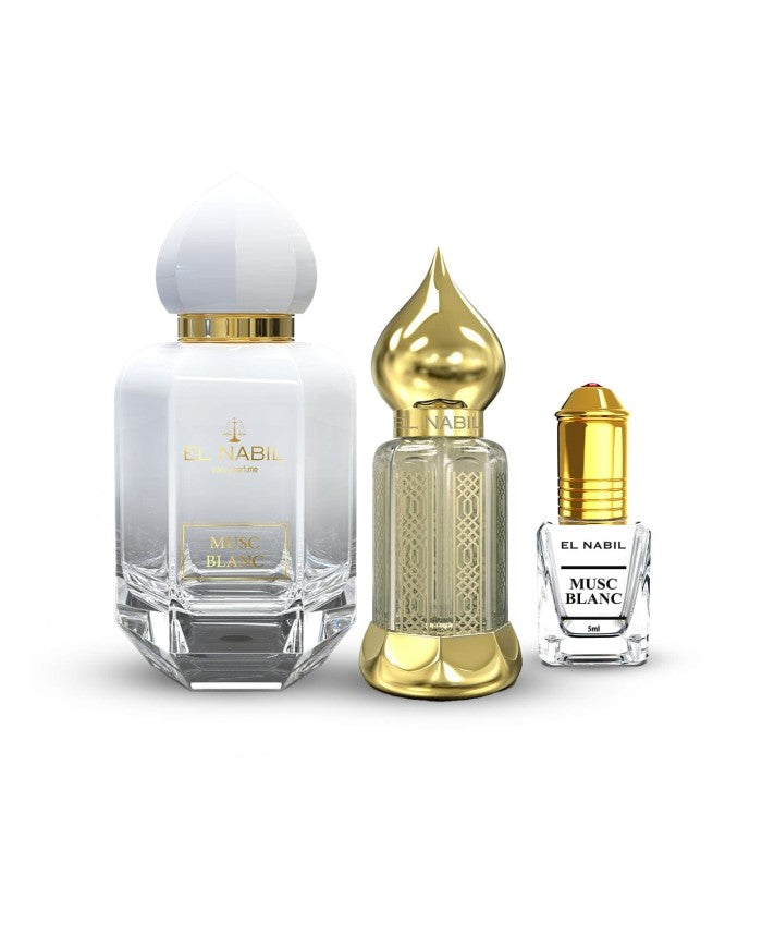 El Nabil - Musc Blanc - Prestige Estuche Regalo 65ml + Perfume 12ml +5ml