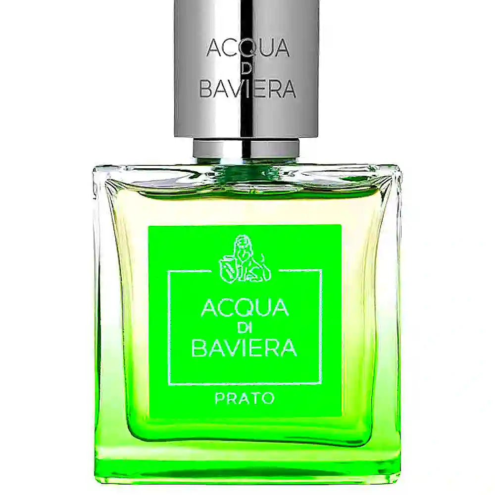 Frasco de la fragancia Acqua Di Baviera - Prato - Eau de Toilette Mixte con diseño depurado y elegante etiqueta.
