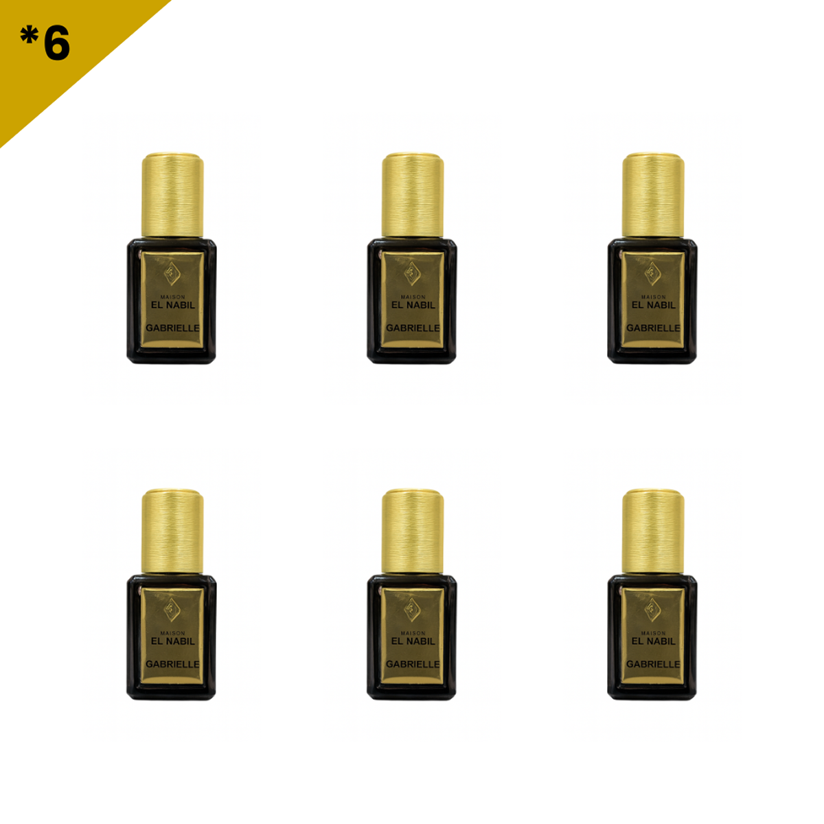 12*5ml el Nabil - Gabrielle - Parfum Concentrado Sans Alcool