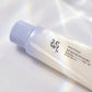 Angle : macro produit  Beauty of Joseon Relief Sun SPF50+ surrounded by luminous reflections and soft pearlescent highlights, glass skin inspired skincare campaign, luxury Korean beauty advertising, photorealistic product photography, ultra detailed. (gemini-3.1-flash-image-preview)