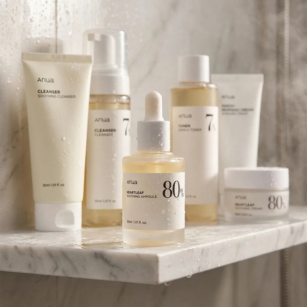 le produit aux douche avec les produits skincare avec, il est mise en avant que les autres (gemini-3-pro-image-preview)