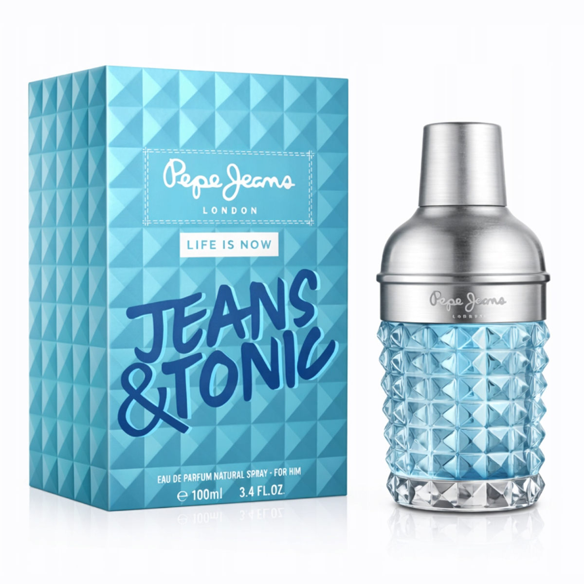 100 ml Pepe Jeans - Life Is Now Jeans & Tonic - Eau de Parfum pour Homme