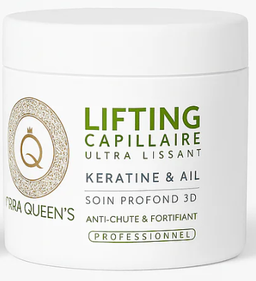 Kera Queen's - Kératine & Ail - Lifting Capillaire Ultra Lissant Masque 500ml