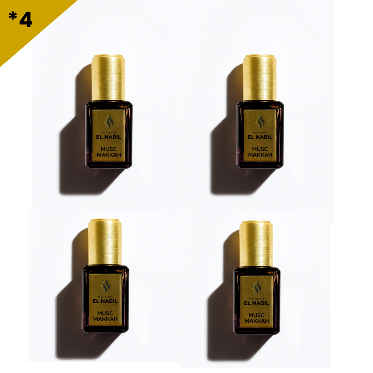 12*5ml el Nabil - Makkah - Parfum Concentrado Sans Alcool