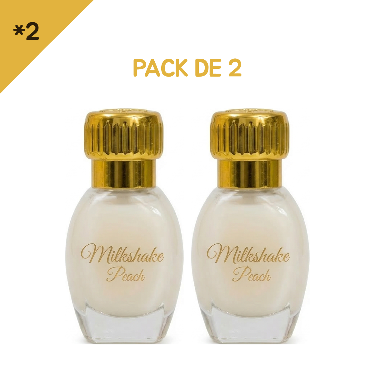 12ml * 2 Gris Montaigne - Musc Tahara Milkshake Peach - Concentré de Parfum