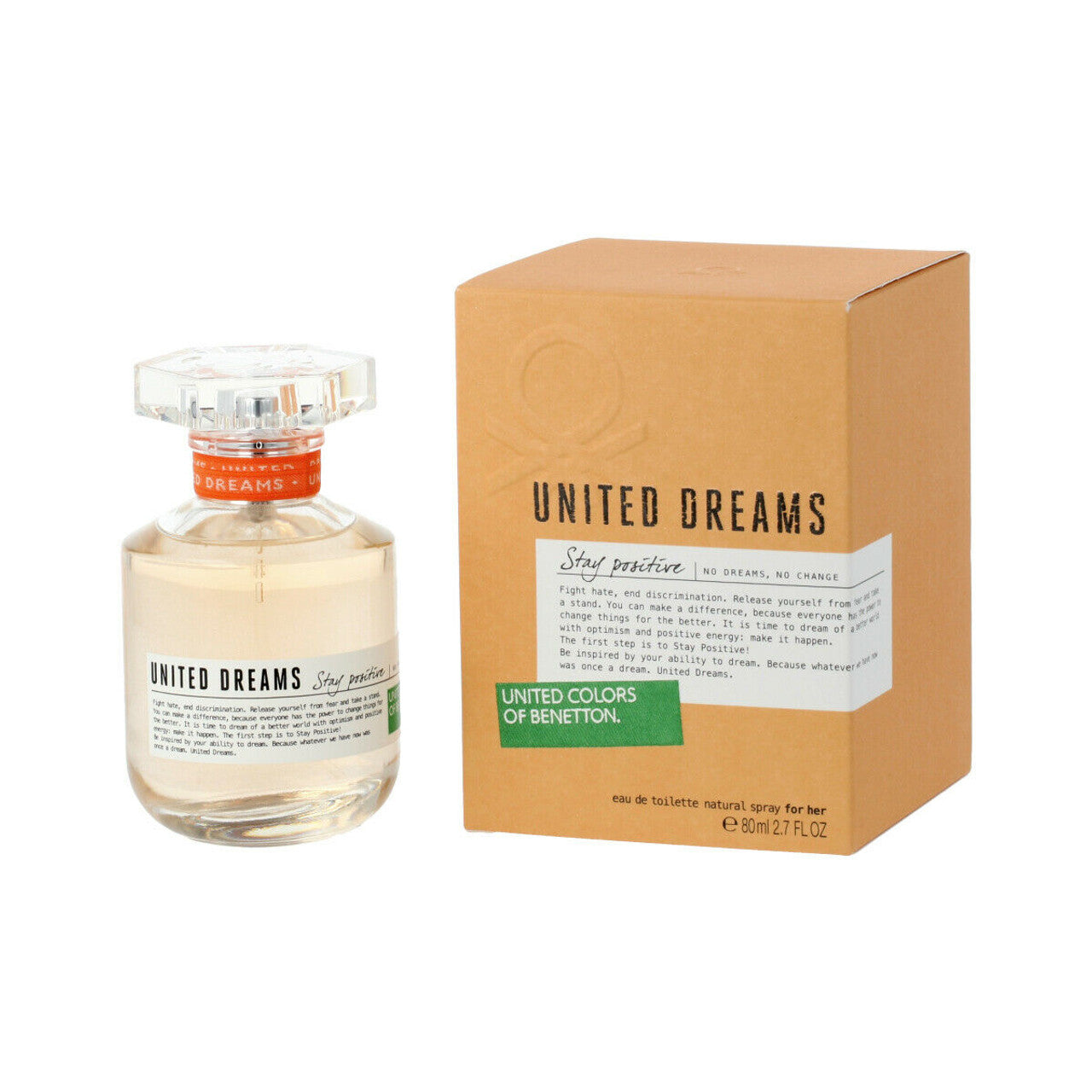 50 ml Benetton - United Dreams Stay Positive - Eau de Toilette pour femme