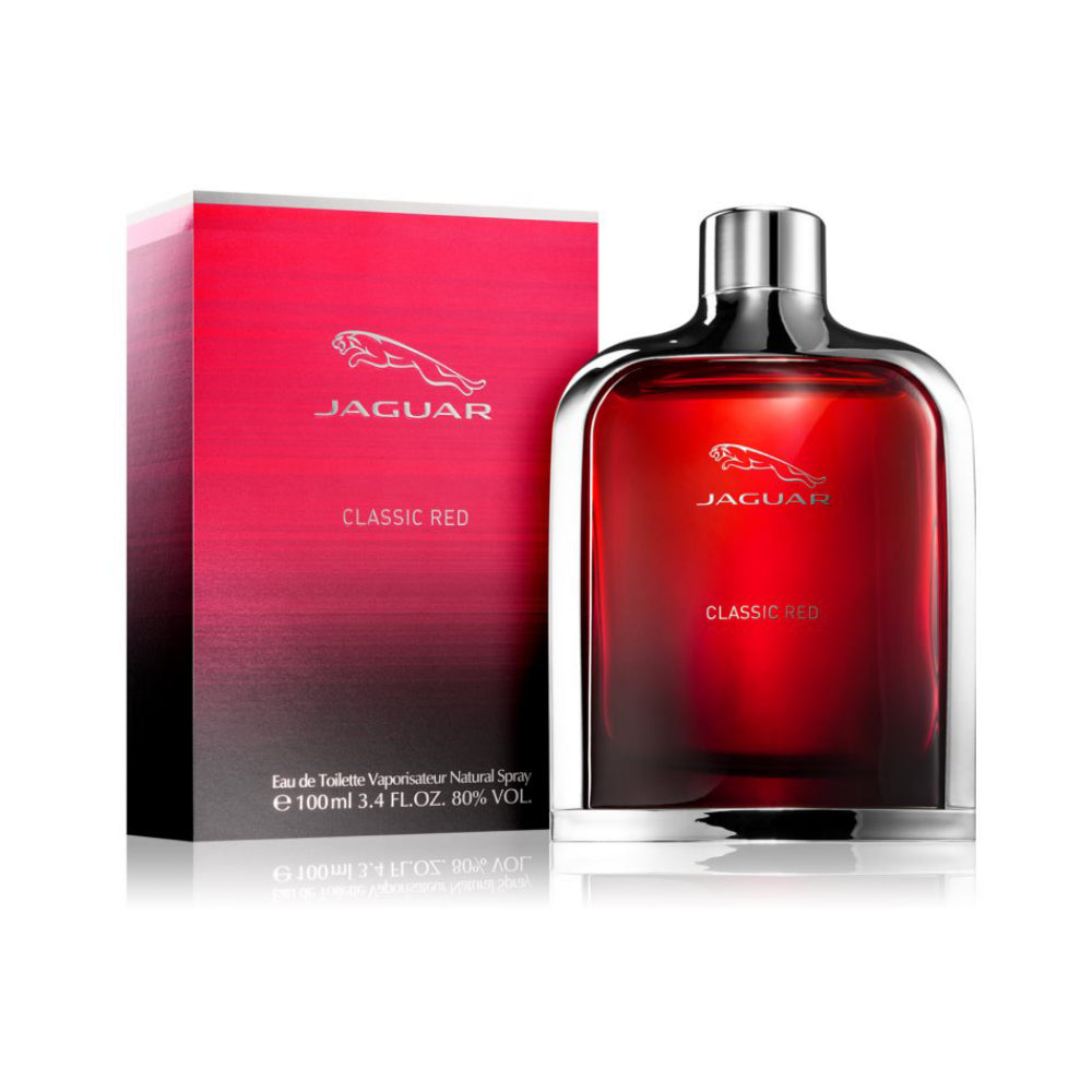Classic Red fragancia de Jaguar para hombres 100 ml