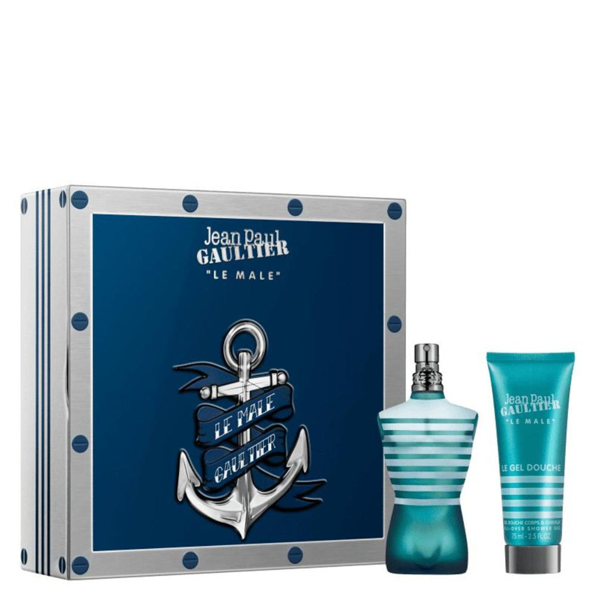Jean Paul Gaultier - Le Male - Eau de Toilette para Hombre 75 ml + Gel de Ducha 75 ml