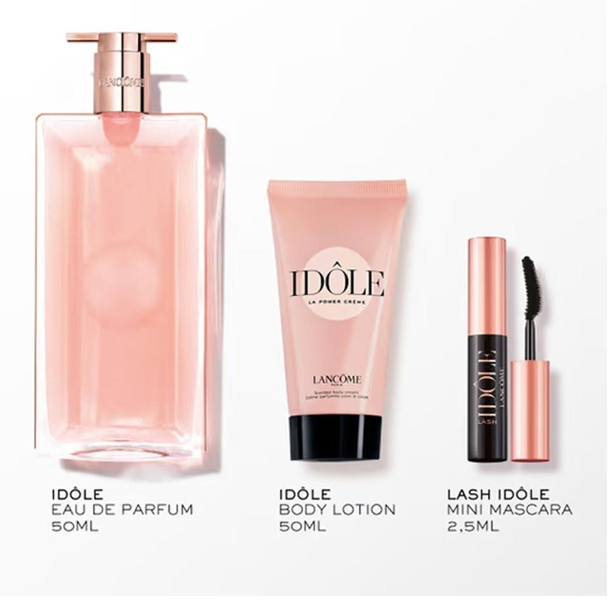 Lancôme - Idole - Coffret Eau de parfum 50ml +Recharge 50ml + Mascara 2.5ml