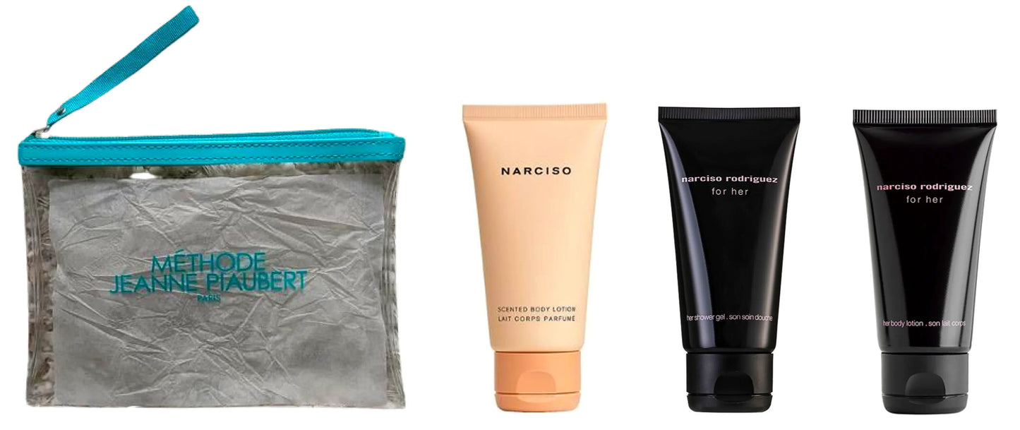 Narciso Rodriguez Lot Lait corps*2 + gel +Trousse Narciso Rodriguez Lot Lait corps*2 + gel +Trousse
