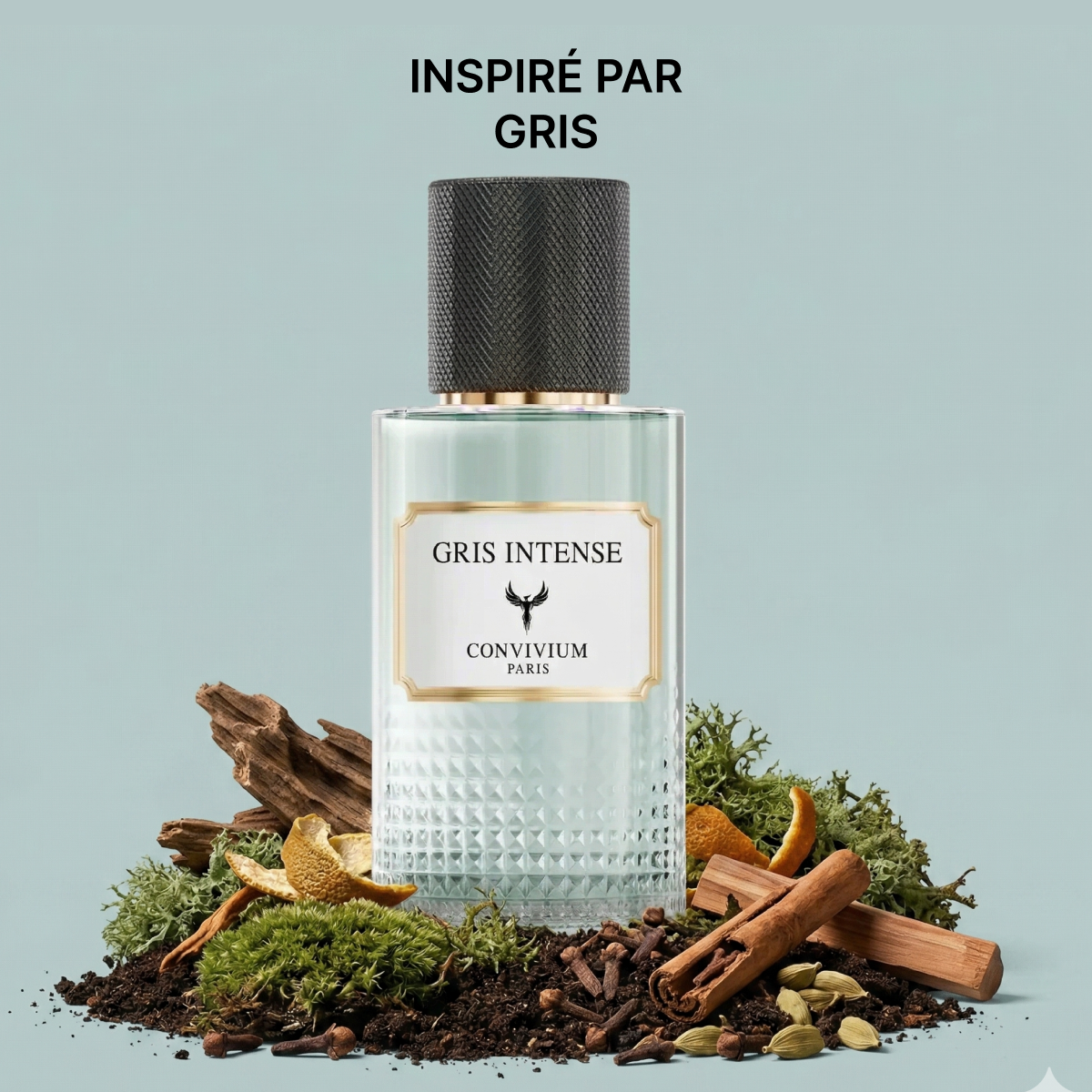 50ml Convivium Paris - Gris Intense - Extrait de Parfum Mixte