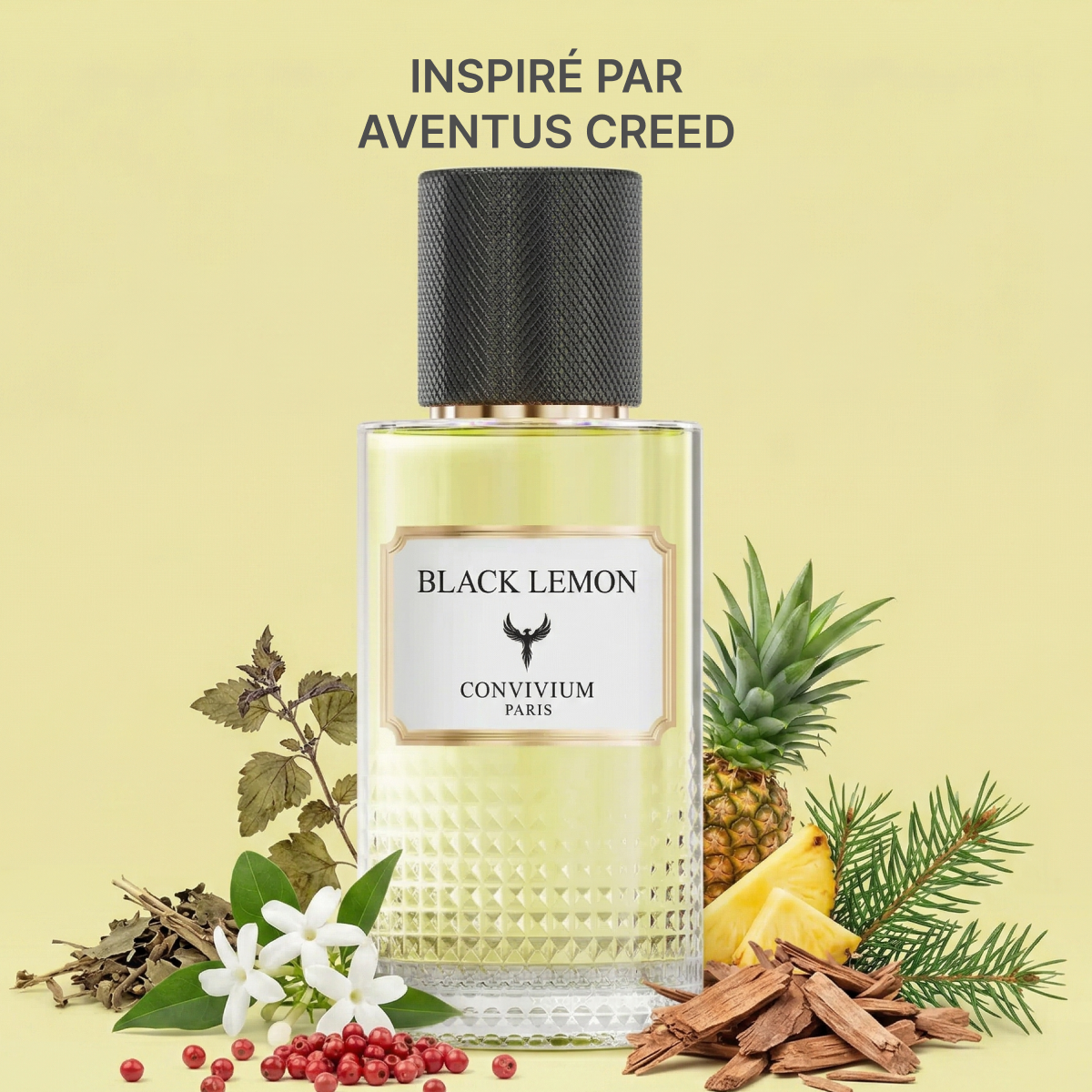 50ml Convivium Paris - Black Lemon - Extrait de Parfum Mixte