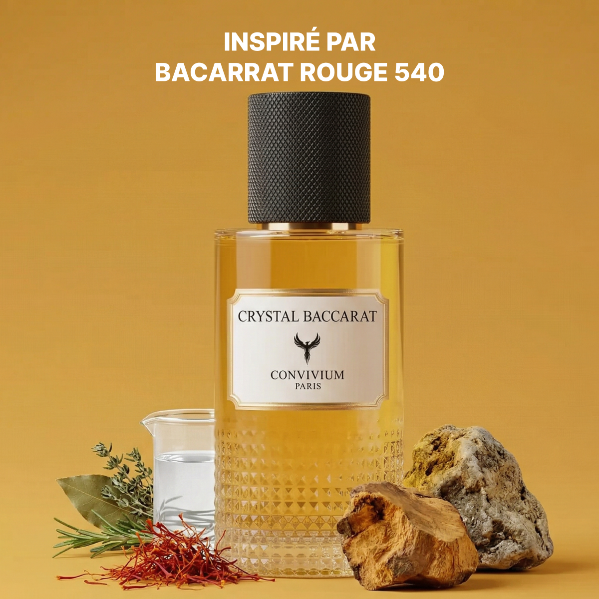 50ml Convivium Paris - Crystal Baccarat - Extrait de Parfum Mixte