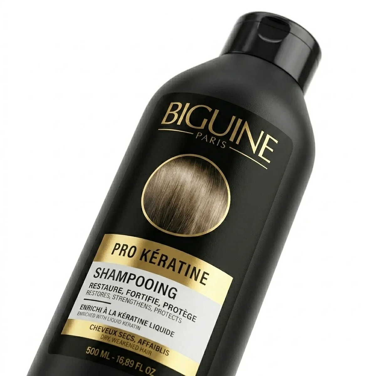 500 ml Biguine Paris - Pro Kératine - Shampooing Cheveux Secs Affaiblis