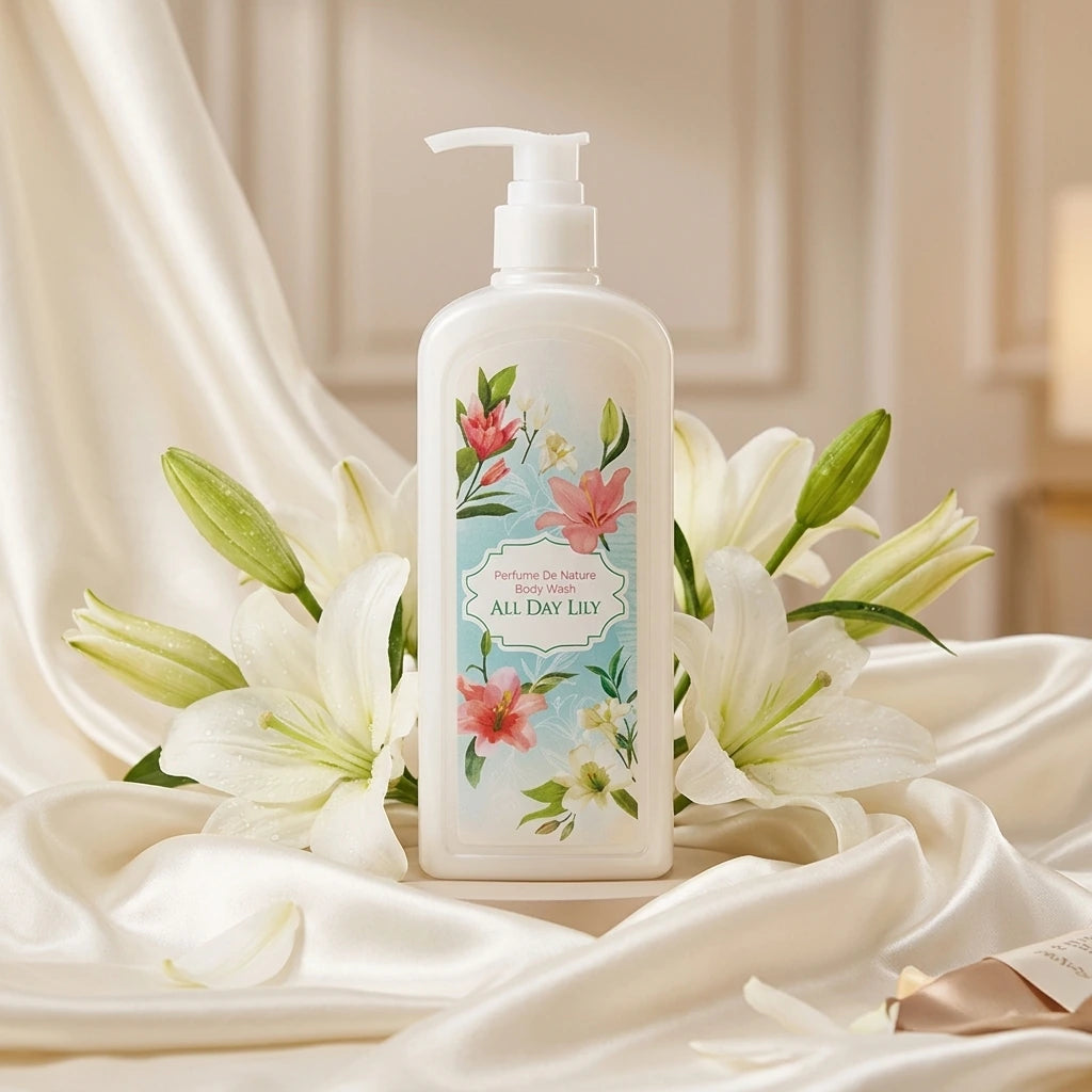 345 ml Nature Republic - Perfume De Nature Body Oil Wash All Day Lily