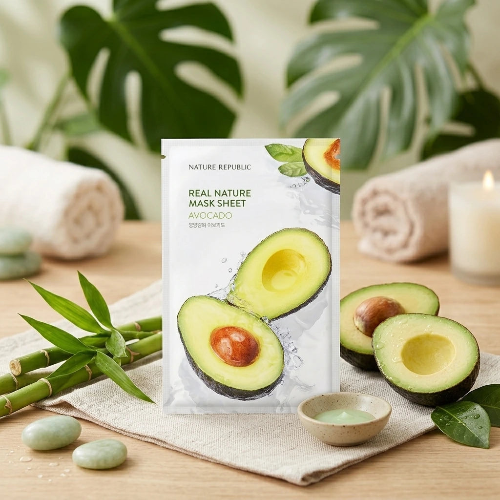 Nature Republic - Real Nature Sheet - Mask Avocado