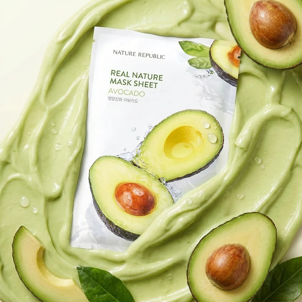 Nature Republic - Real Nature Sheet - Mask Avocado