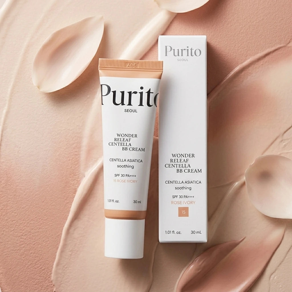 30 ml PURITO SEOUL  - Wonder Releaf Centella - BB Cream #15 Rose Ivory