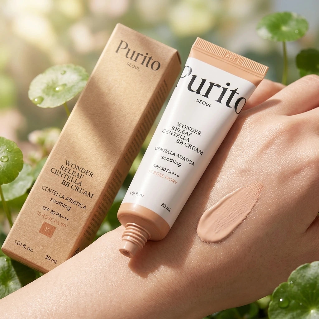 30 ml PURITO SEOUL  - Wonder Releaf Centella - BB Cream #15 Rose Ivory