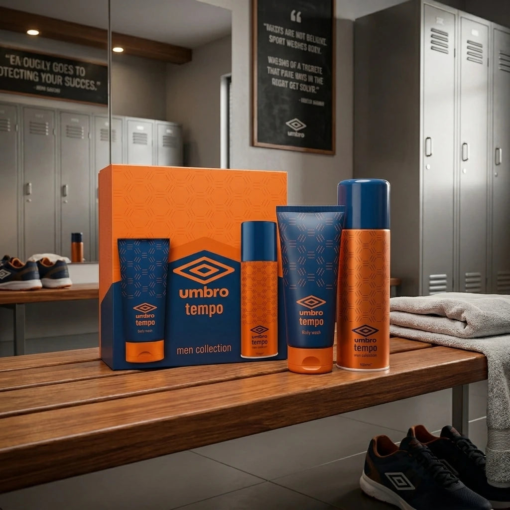 Umbro - Tempo - Coffret Déodorant Spray & Gel Douche