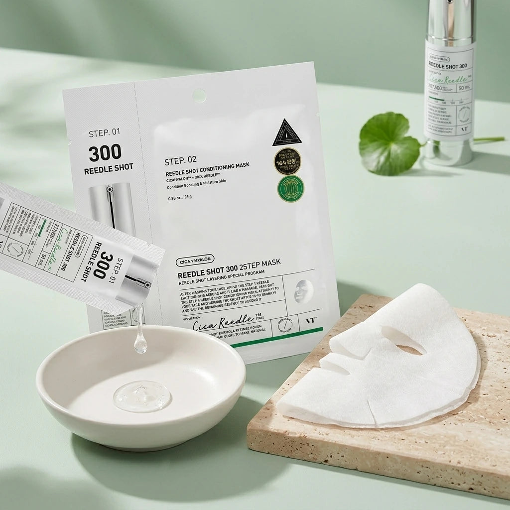 VT COSMETICS - Reedle Shot 300 2 - Step Mask
