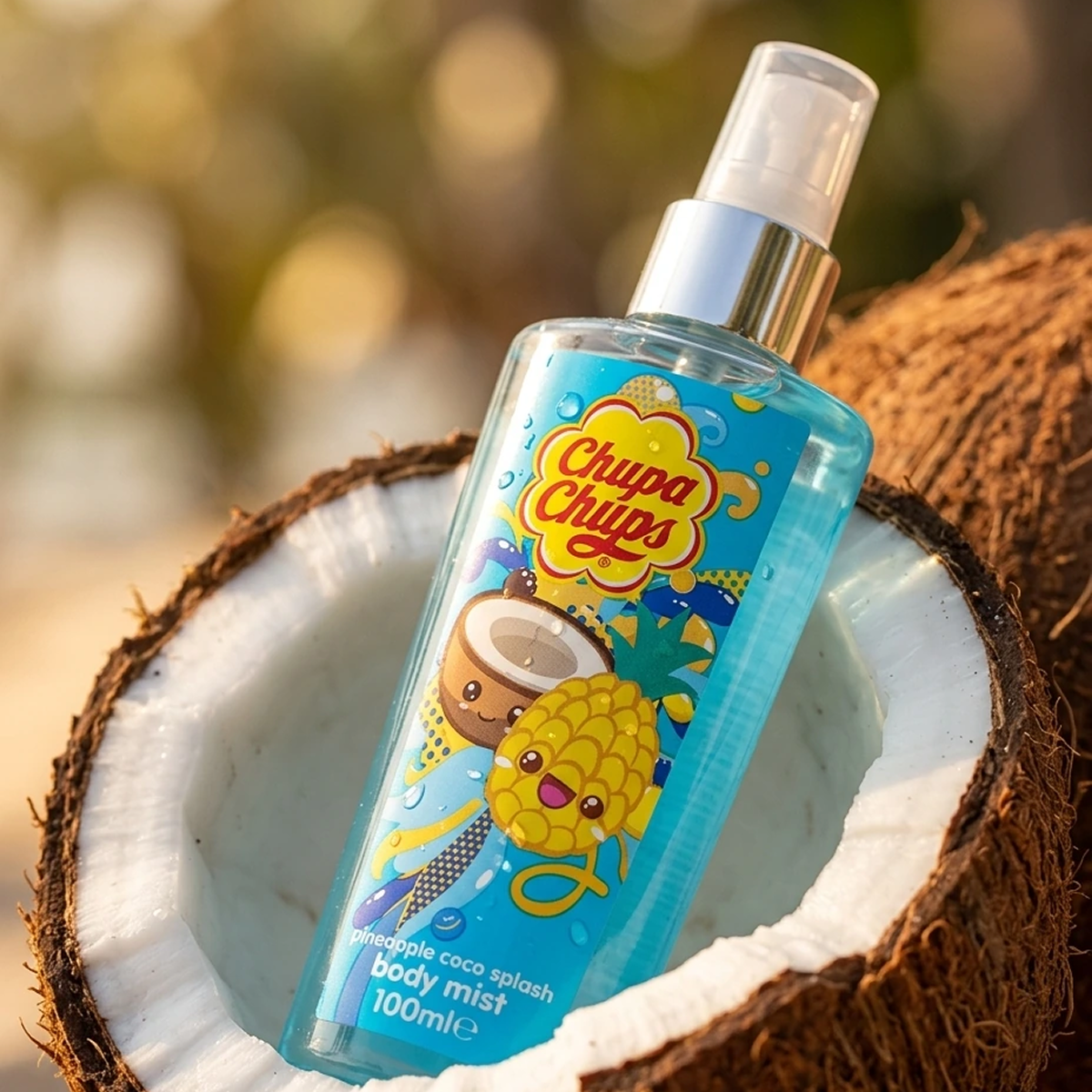 100ml Chupa Chups - Pineapple Coco Splash - Body Mist Mixte