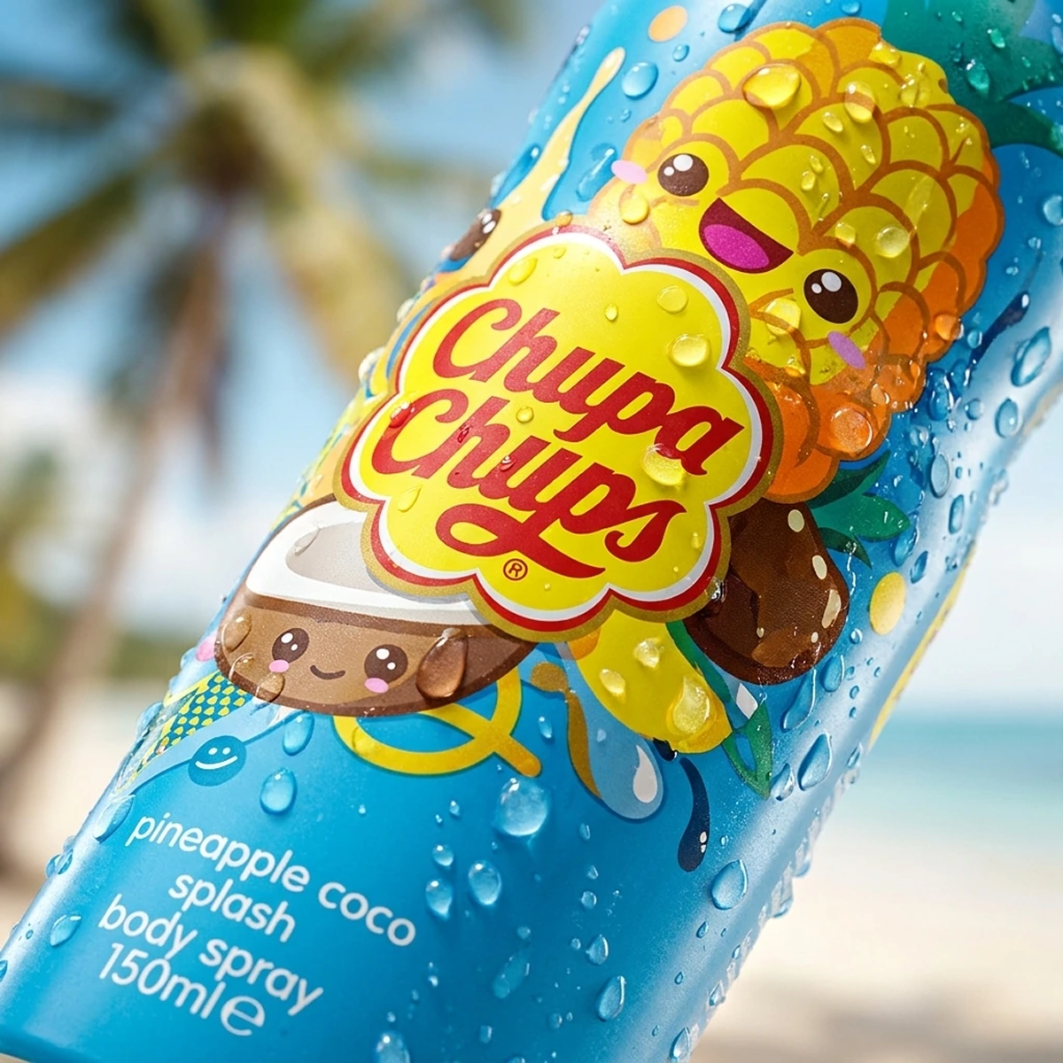 150ml Chupa Chups - Pineapple Coco Splash - Body Spray Mixte