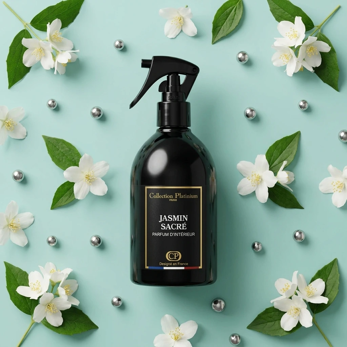 Collection Platinium - Jasmin Sacré - Spray D'Interieur Parfum D'ambiance