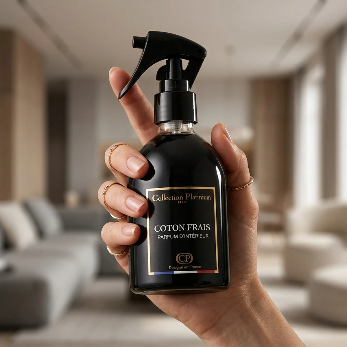 Collection Platinium - Cotons Frais - Spray D'Interieur Parfum D'ambiance