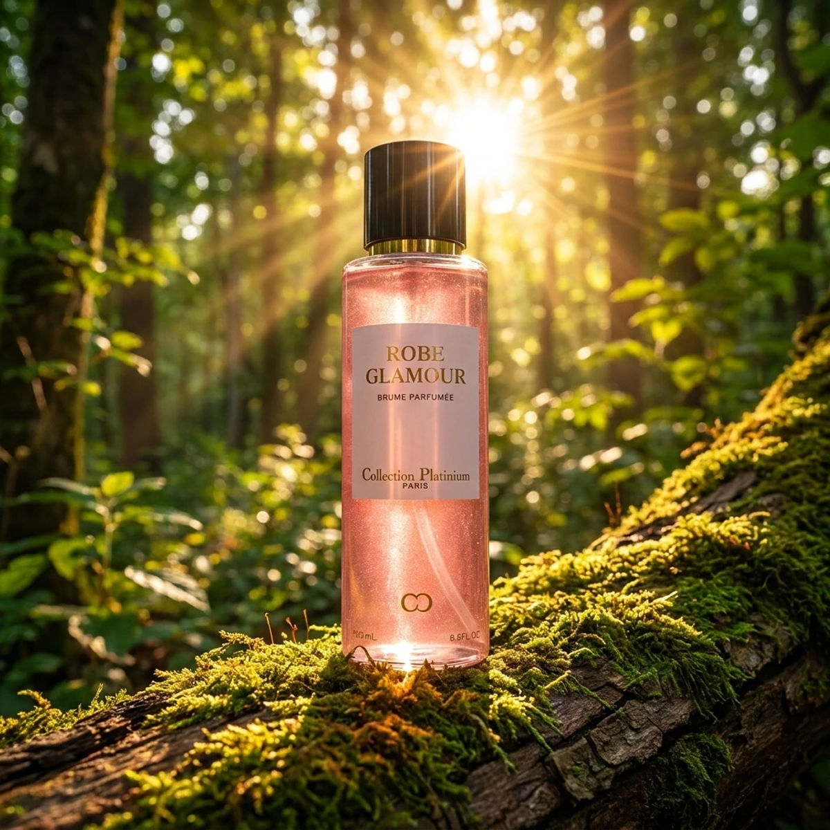 Collection Platinium - Robe Glamour - Body Mist pailletée