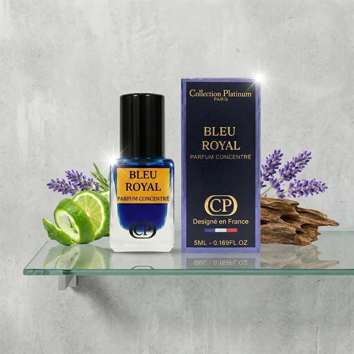 Collection Platinium - Bleu Royal - Parfum Concentrado